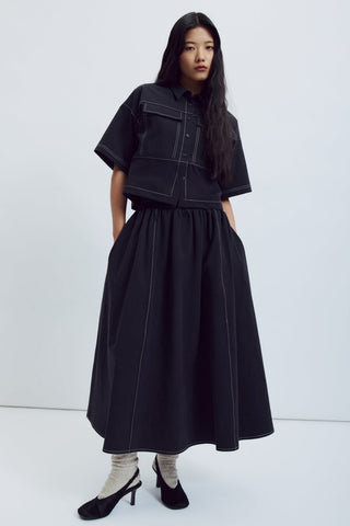 EVE GRAVEL Jeanne Skirt - Black