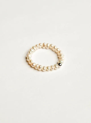 SARAH BIJOUX Pearl Bangle Ring