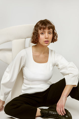 MARIGOLD Blair Top - White