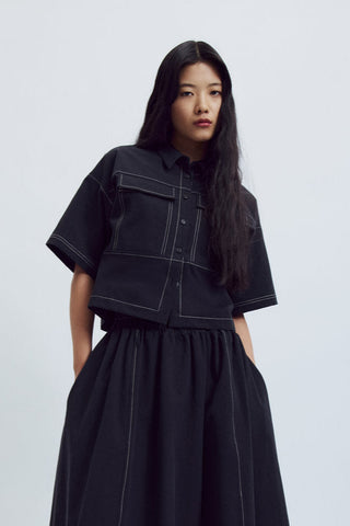 EVE GRAVEL Iris Shirt - Black