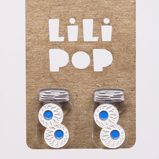 Boucle d'oreille yeux dans un bol. Parfait idée cadeau femme. Bijoux fait au Québec.