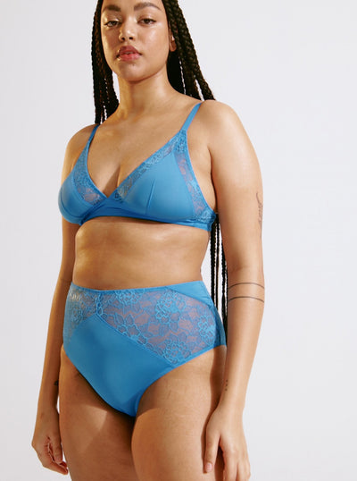BLUSH Culotte Taille Haute Stellar - Bleu