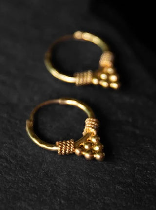 BLACK KALA Beaded Mountain Rings - Gold