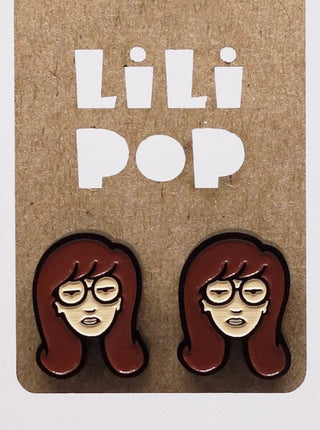 Boucle d'oreille Daria. Parfait idée cadeau femme. Bijoux fait au Québec.