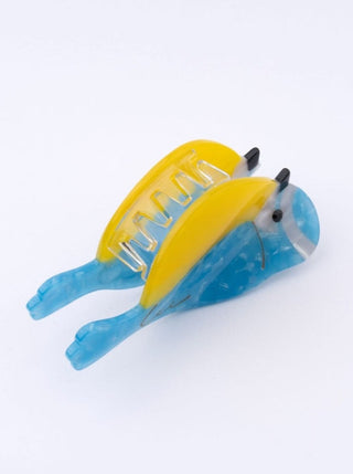 COUCOU SUZETTE Pince à Cheveux - Mésange jaune et bleue, parfaite idée de cadeau pour femme.