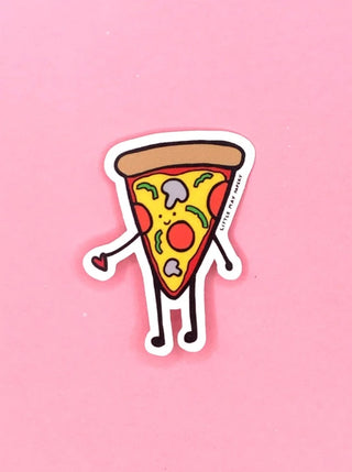LITTLE MAY PAPERY Vinyl Sticker - Pizza