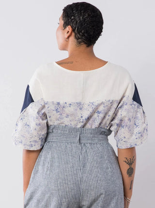 JENNIFER GLASGOW Top Sabe - Blue Floral